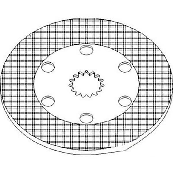 Aftermarket Brake Disc Fits John Deere Fits JD 7330 7430 7530 7600 7610 7700 7710 7 RE186965 - main
